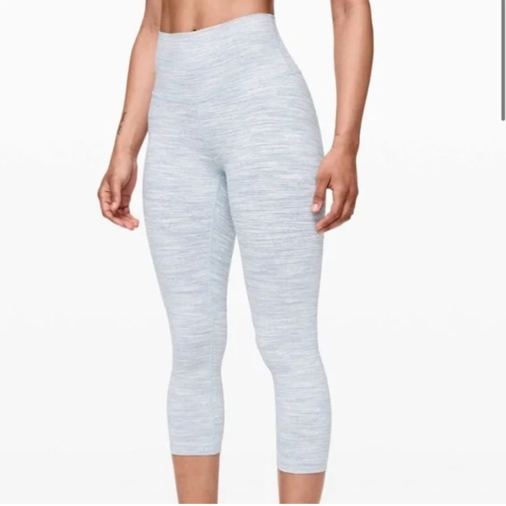 Lululemon Athletica Wunder Under Crop High-Rise 21” Leggings Size 8